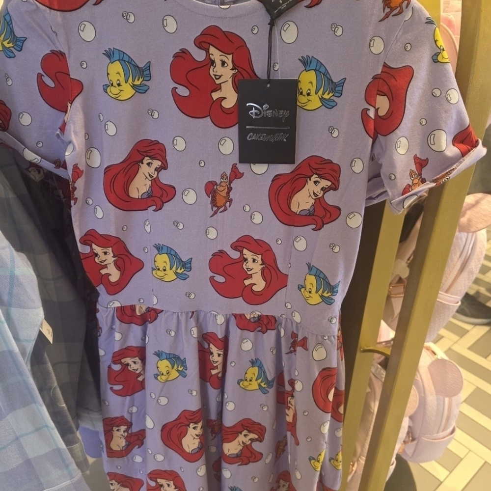 Disney Parks 2025 The Little Mermaid Ariel Cakeworthy Dress - Picture 2 of 3